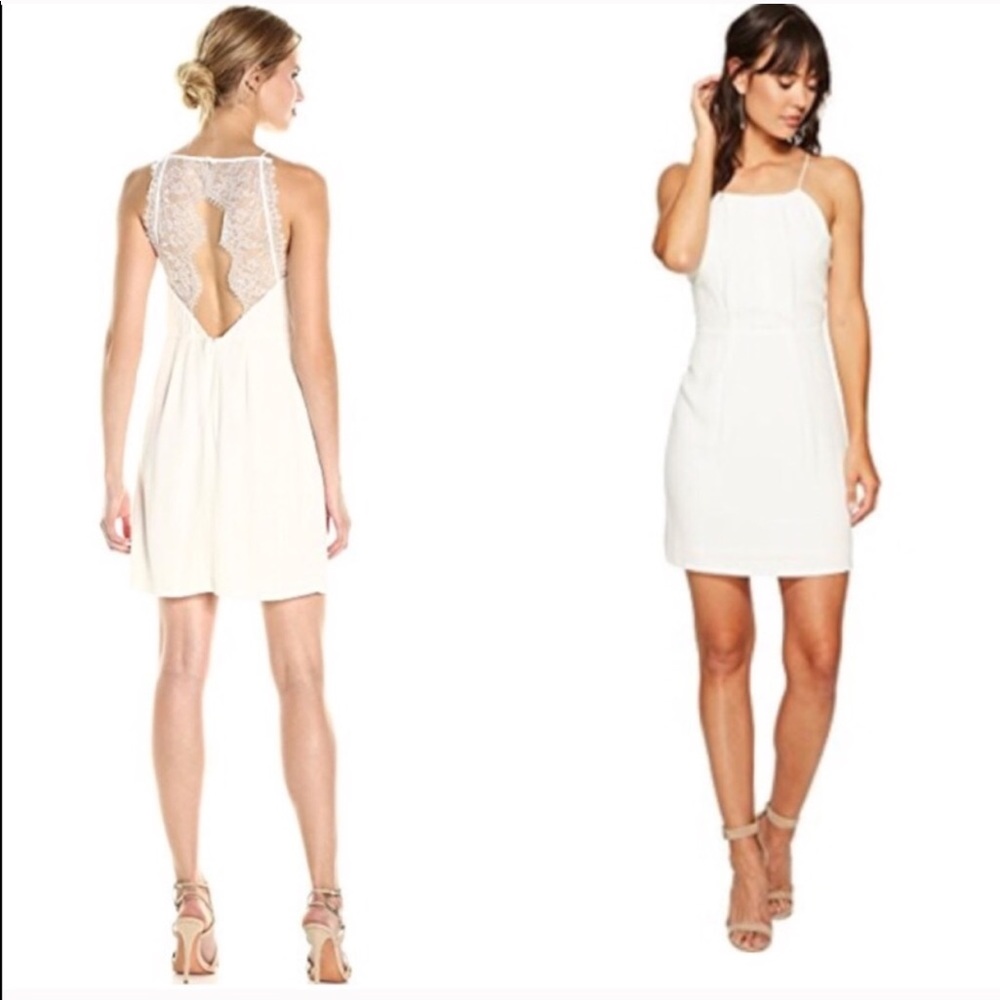 Kensie NWT Open Back Lace Ivory Dress